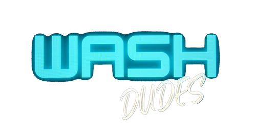 Wash dudes original logo on a no background