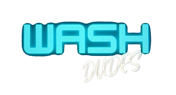 Wash dudes original logo on a no background